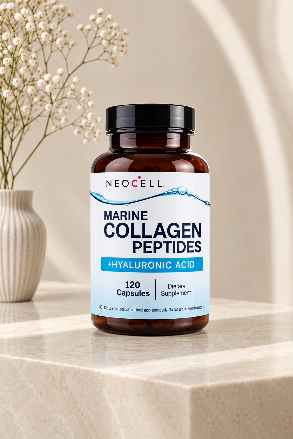 NeoCell Marine Collagen Peptides Capsules 120 Pills